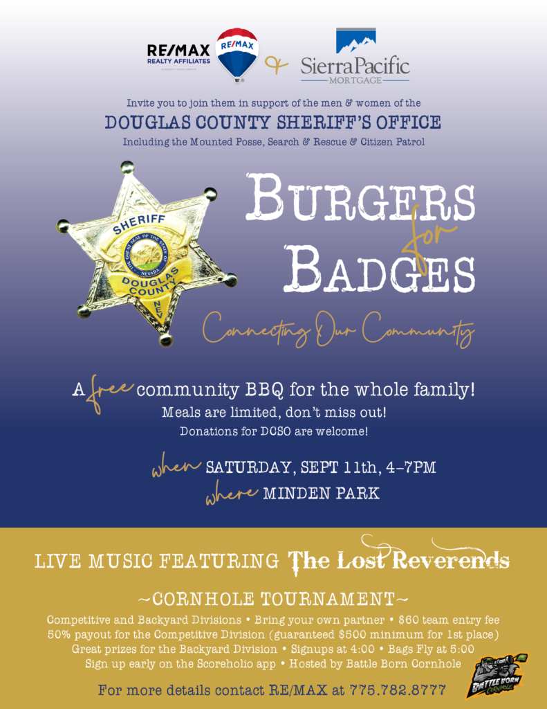 Burgers for Badges 2021 flyer