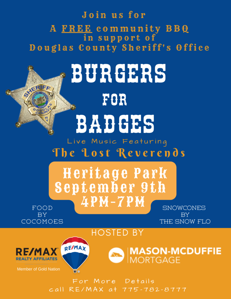 Burgers for Badges 2023 flyer