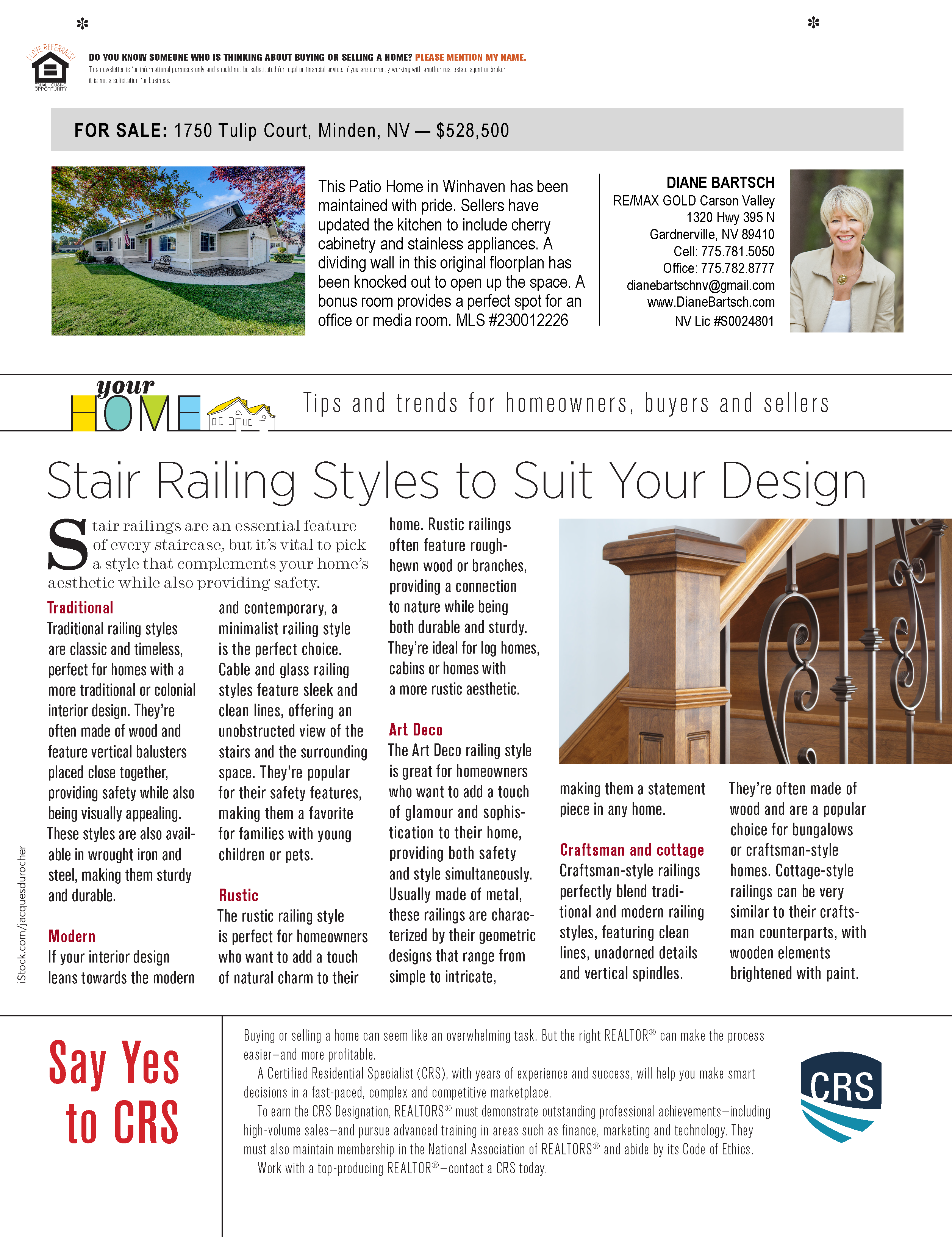 Your home newsletter page 2.